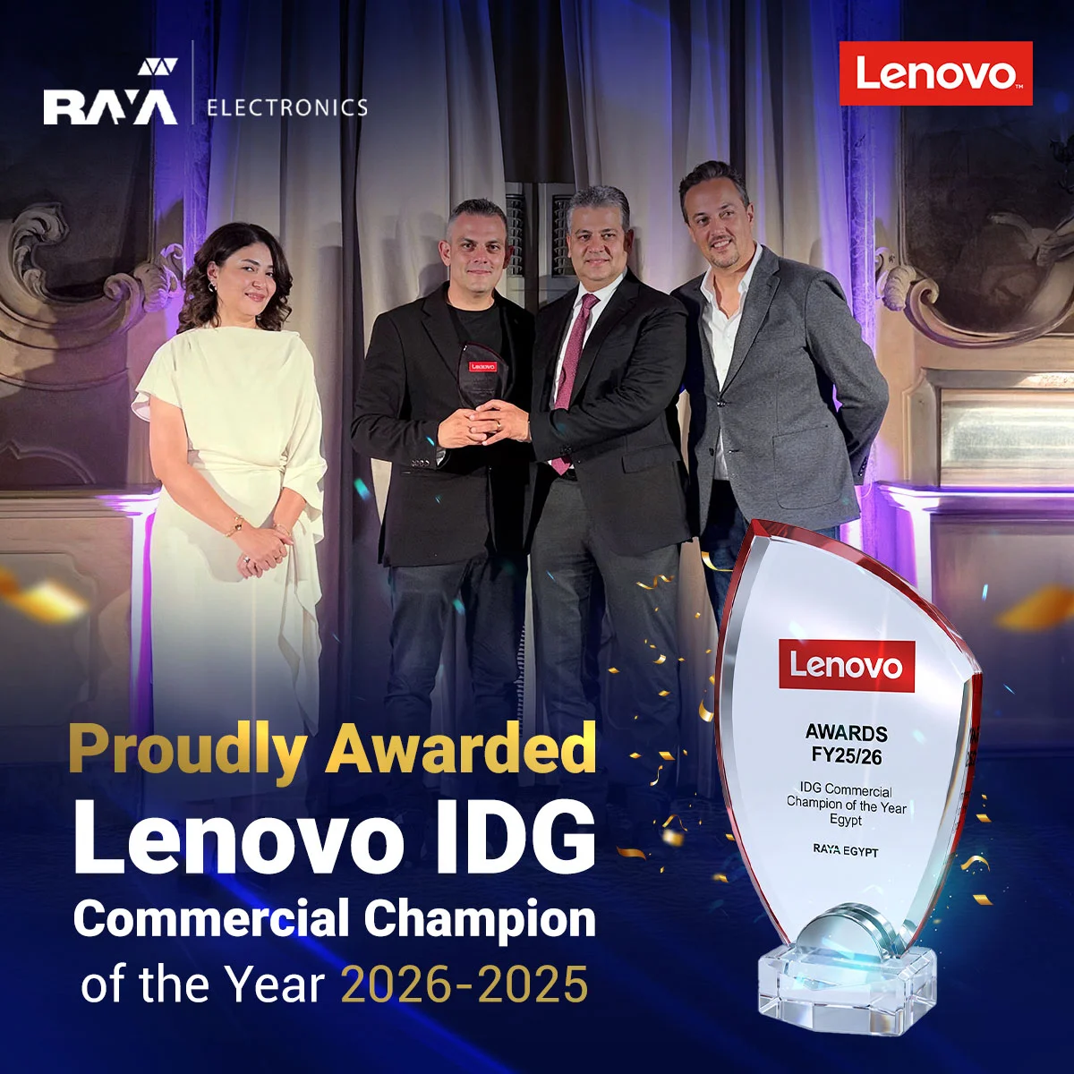 Lenovo IDG Commercial Champion Award